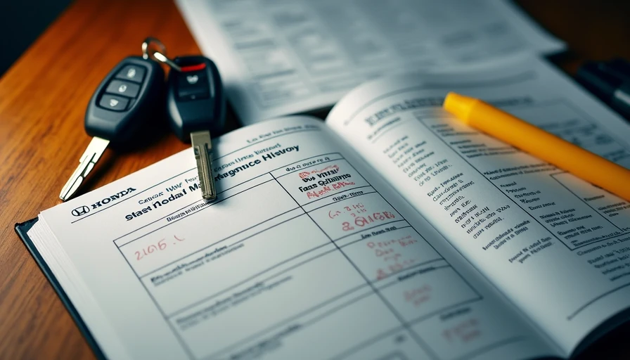 Used Honda buying checklist and service records