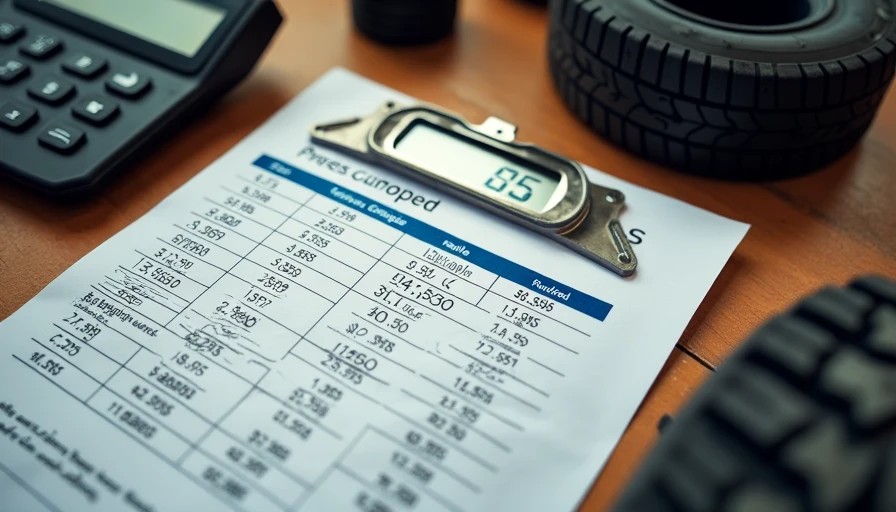 Tire replacement cost comparison and math