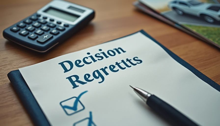 Practical car buying decision checklist for fewest regrets