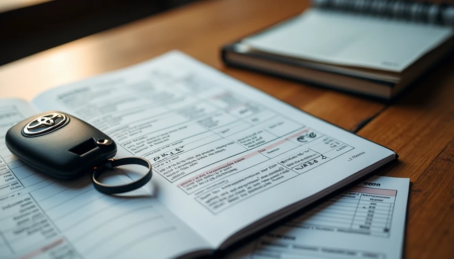 Used Toyota service records and buying checklist