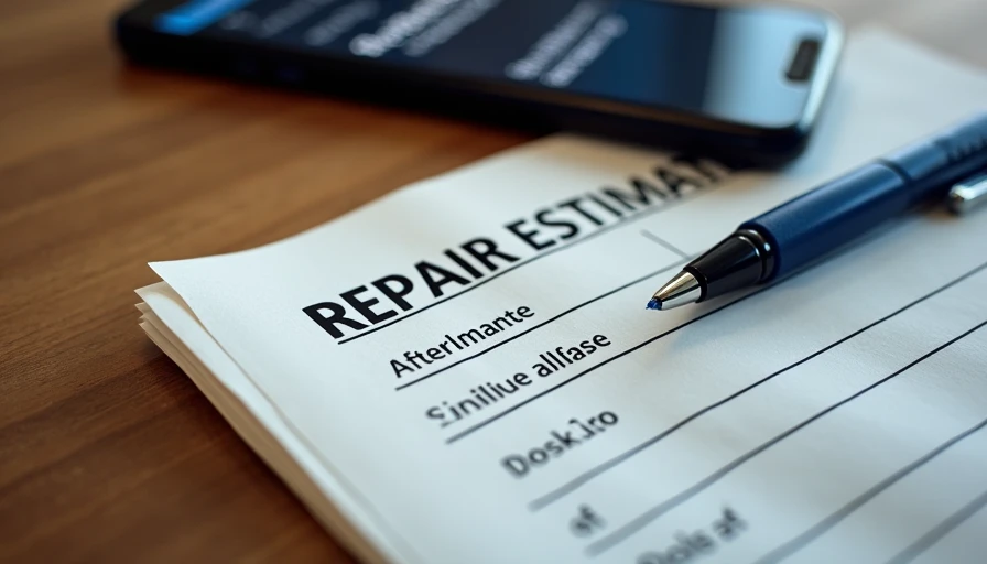 Reading and questioning a car repair estimate