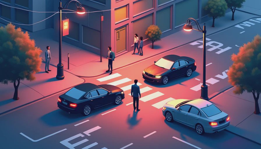 Illustration for vehicle accident lawyers near me